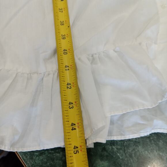 VTG Moon Dance Embroidered Nightgown LARGE Sleeveless Cottagecore Ruffle Pintuck - Picture 14 of 15